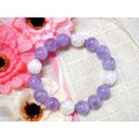 [ブレスレット]アメジスト・クラッククォーツ[天然石]
