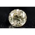 【 Under N (Very Light Grayish Yellow) カラー 】 天然イエローダイヤモンド ルース(裸石) 0.253ct, I-2, Poor 【 中央宝石研究所ソーティング袋付 】【 送料無料 】