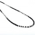 【DUB Luxury｜ダブラグジュアリー】 Shine Black WG Small Necklace-Thin-　シャインブラックホワイトゴールドネックレス｜OD-2602【ユニセックス】