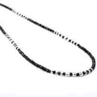 【DUB Luxury｜ダブラグジュアリー】 Shine Black WG Small Necklace-Thin-　シャインブラックホワイトゴールドネックレス｜OD-2602【ユニセックス】