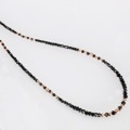 【DUB Luxury｜ダブラグジュアリー】Shine Black PG Large Necklace-Thin-　シャインブラックピンクゴールドネックレス　OD-2501【ユニセックス】