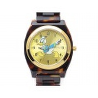 【Disney】べっ甲柄 ドナルド ウォッチ Donald 腕時計