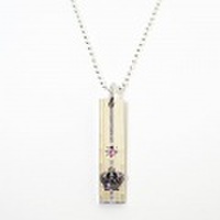 【M.G.C.】≪石が選べる≫クラウンバースデープレート/PTR≪カットボールチェーン付≫