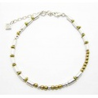 【NEXTLABEL】シルバービーズアンクレットC