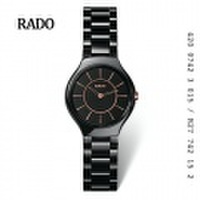 【RADO】ラドー Rado True　Thinline　レディース　ラドー　ツルー　シンライン　クオーツ　ブラック　 R27742152