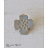 【yoriko】ブローチ　オハナ☆アオハギ