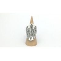 【スウェーデン発】GUSTAVSBERG(グスタフスベリ) 「スティグ・リンドベリの陶器アクセサリー」リング SALIX(サリックス)ブラック