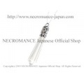 【ネクロマンス NECROMANCE】 クリスタル ドロップティアーネックレス Crystal Drop Tear Necklace 涙 水晶