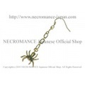 【ネクロマンス NECROMANCE】 ゴールドドロップスパイダーピアス Gold Drop Spider Pierce 蜘蛛