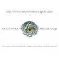 【ネクロマンス NECROMANCE】 シルバードラゴンクロー義眼リング Silver Dragon Claw Glass Eye Ring ＜グリーン/Green/緑＞ 爪 龍 目玉