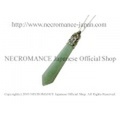【ネクロマンス NECROMANCE】 ジェイド ドロップティアーネックレス Jade Drop Tear Necklace 涙 翡翠