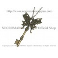 【ネクロマンス NECROMANCE】 ブラスバタフライキーネックレス Brass Butterfly Key Necklace ＜Brass / Single joint＞ 蝶々 鍵