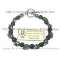 【ネクロマンス NECROMANCE】 ラヴァストーン スカルブレスレット Lava Stone Skull Bracelet 溶岩石 火山 骸骨
