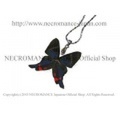 【ネクロマンス NECROMANCE】リアルバタフライウィングネックレス Real Butterfly Wing Necklace＜ペリアンデルツバメシジミタテハ＞蝶々