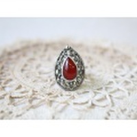 【パワーストーン】赤メノウ　リング　マルカジット付き　AC225