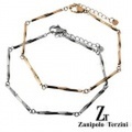 【ペア販売】zanipolo terzini (ザニポロタルツィーニ) ツイストスティック ペア ブレスレット ステンレス アクセサリー [ステンレスブレスレット] 送料無料