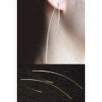 ｂy boe バイボー ワイヤーピアス ゴールド