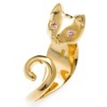 ねこリング イエローゴールド