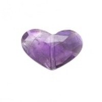 アメジスト ハートカット 【M】　横12mm×縦8mm