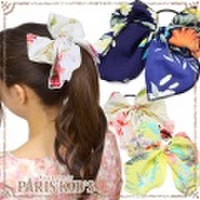 アロハ プリント リボン ヘアゴム ymgir colpo