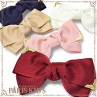 カリーノ グログラン リボン バレッタ ymgir