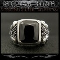 クリックポストのみ送料無料！ シルバーリング リング 指輪 ブラックジルコニア シルバー925 Stering Silver blackzirconia(ID sr0796r297)