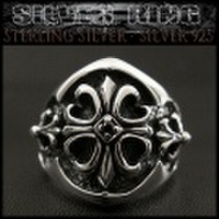 クリックポストのみ送料無料！シルバーリング 指輪 クロス 十字架 シルバー925 Silver ring cross silver (ID sr0767k1)