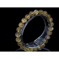 ゴールドルチルクォーツブレスレット 【4Ａ/珠径7.5ｍｍ】