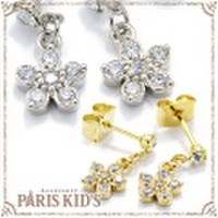 シャイン タイニー フラワー ピアス パリスキッズ本店 原宿 pariskid’s 公式 通販 安い josim