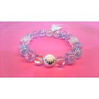 ショボボーン＆ブルー×パープルクラック水晶 ブレスレット