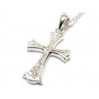 シルバークロスペンダント/p066