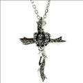 シルバースカルクロスネックレス