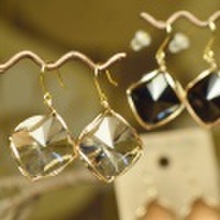 ジュエル＆ゴールド フックピアス(d539)pc0669/メール便可