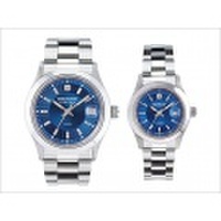 スイスミリタリー SWISS MILITARY 腕時計 ペアウォッチ ELEGANT PREMIUM ネイビー メタルベルト ML301 ML309