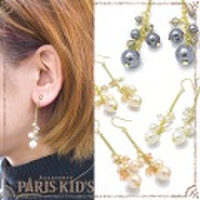 スウィング パール ビーズ ピアス パリスキッズ本店 原宿 pariskid’s 公式 通販 安い josim