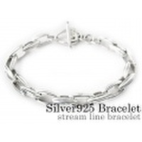 ストリームライン ブレスレット シルバー [シルバーブレスレット] 送料無料