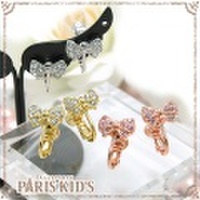 タイニー リボン イヤリング パリスキッズ本店 原宿 pariskid’s 公式 通販 安い ymgir josim