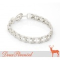 ダイヤモンド デザインブレスレット K18WG D:1.10 【18金ホワイトゴールド】【レディース】【女性用】【Diamond】