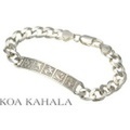 ハワイアンジュエリー / レイズドシルバーブレスレット　KOA KAHALA