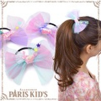 パステル フェアリー チュール リボン ヘアゴム ymgir