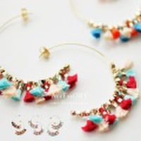 フリンジループフックピアス ac-17kop-p131