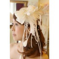 ブライダルヘッドドレス 髪飾りヘアアクセサリー B-203