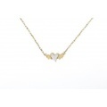 ヤトロファ シンボルチャーム ネックレス　mitsuba necklace　K18