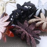 ラメがたっぷりのバンスクリップ【15966】