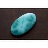 ラリマー　【2】天然石ルース・カボション（40.5×22mm）