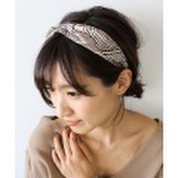 リーフプリントヘアカチューシャ/4カラー