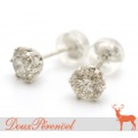 一粒ダイヤ ピアス Pt900 D:0.50 D:0.50 [ダイヤモンド プラチナ]