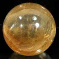 限定!激安!ゴールデンカルサイトSAのレインボー丸玉 No.14 【天然石・パワーストーン】