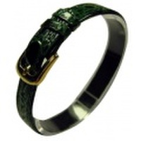 高級牛革通しバンド （10mm／緑）