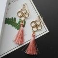 七宝模様 タッセル ピアス 幾何学模様 イヤリング タッセルピアス フリンジ レディース 上品 セミフォーマル カジュアル パーティー お仕事 780301